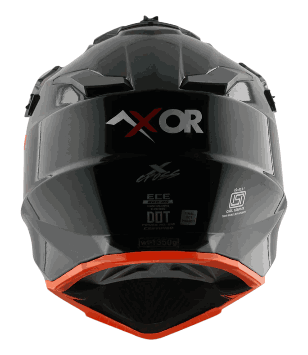 Axor X-Cross Single Color Helmet Black Orange