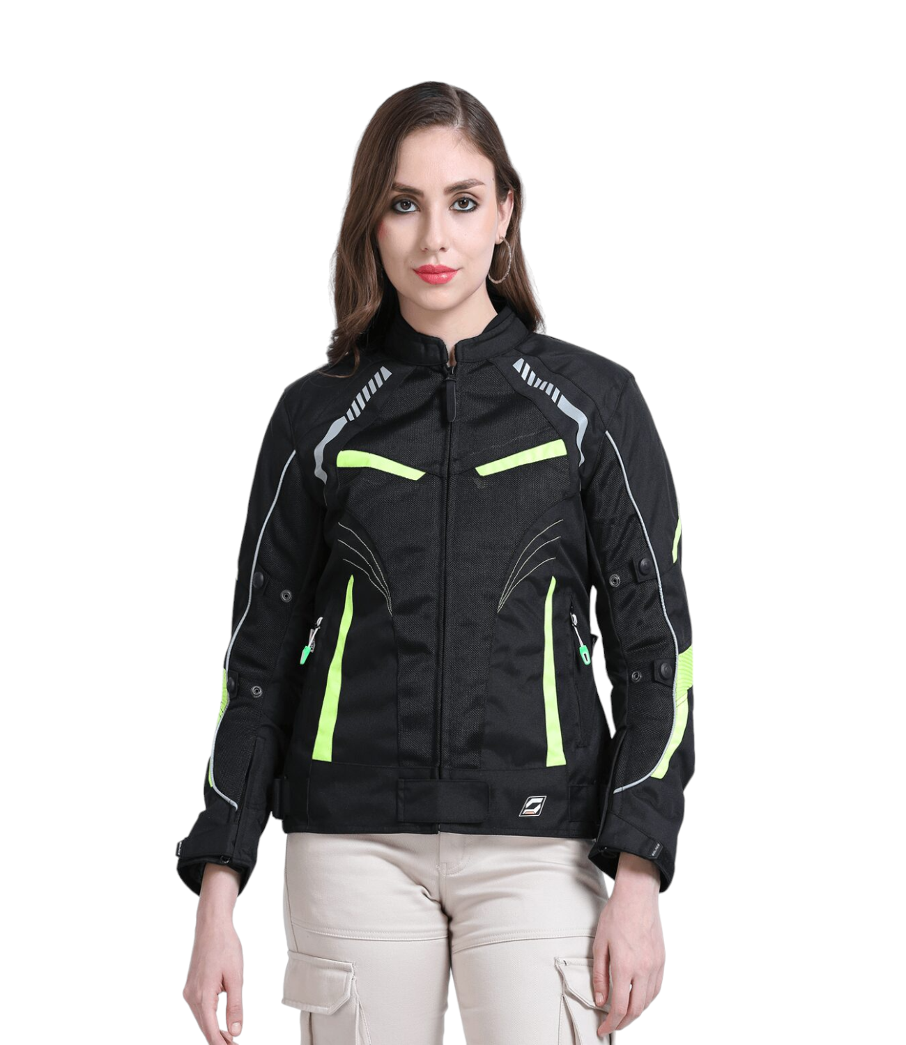 Solace ASMI Ladies Jacket V3.0 - Black & Neon