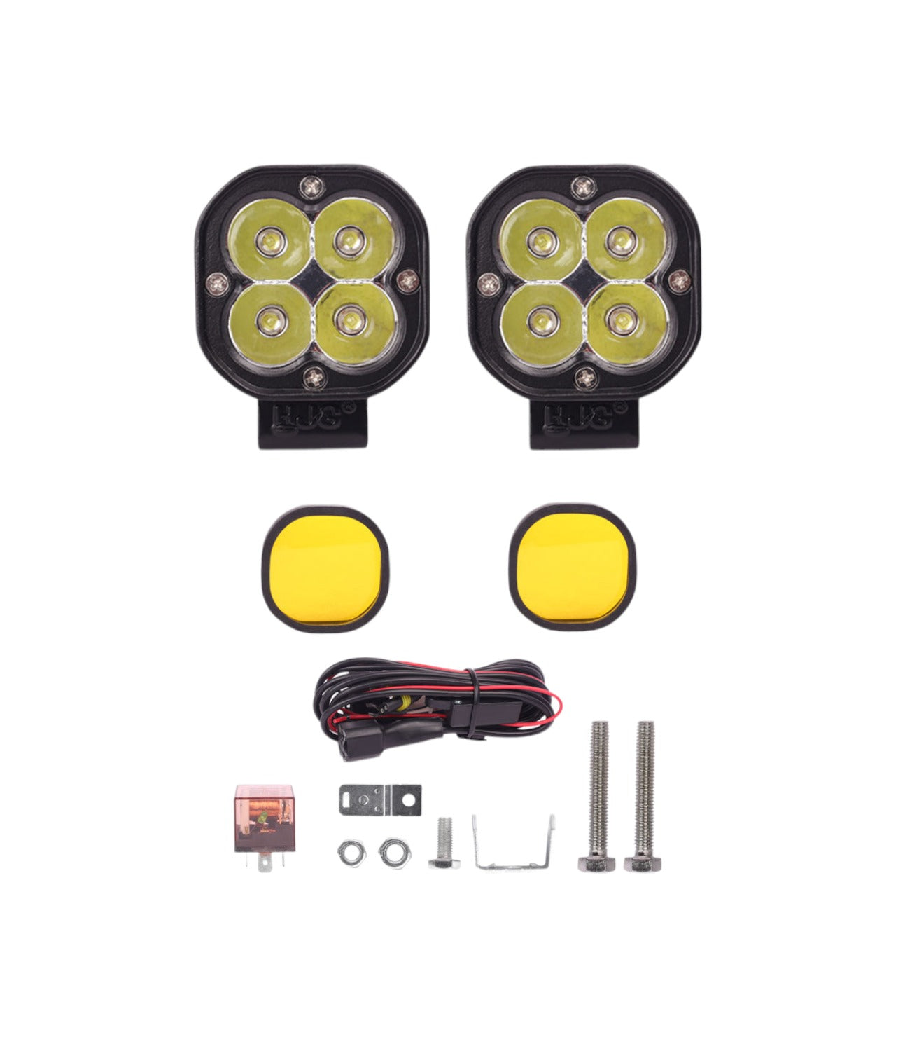 HJG 4 LED Mini 40W With Harness & Switch
