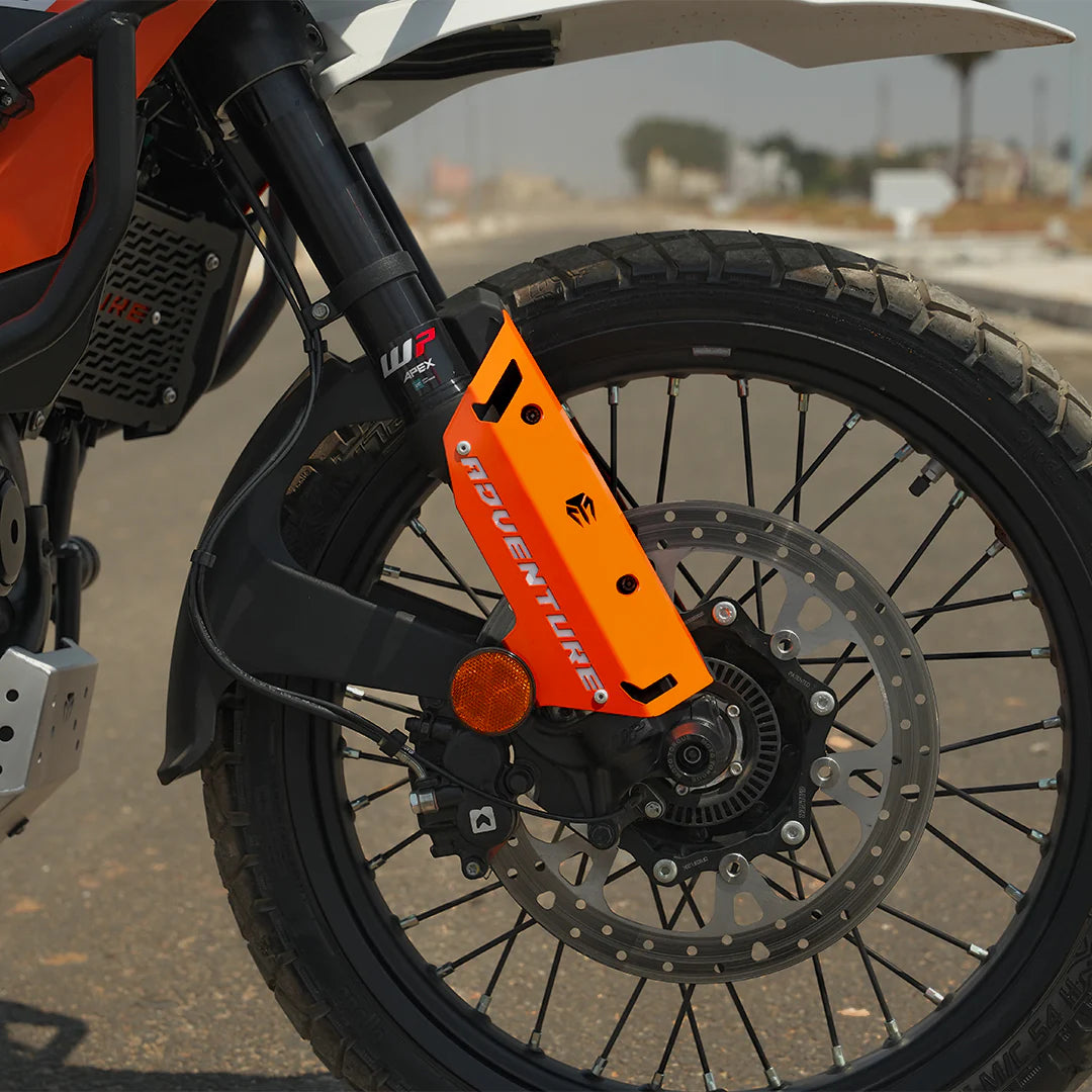 Moto Torque Fork Protectors Metal For KTM Adventure 390 2025  Gen 2 - Orange