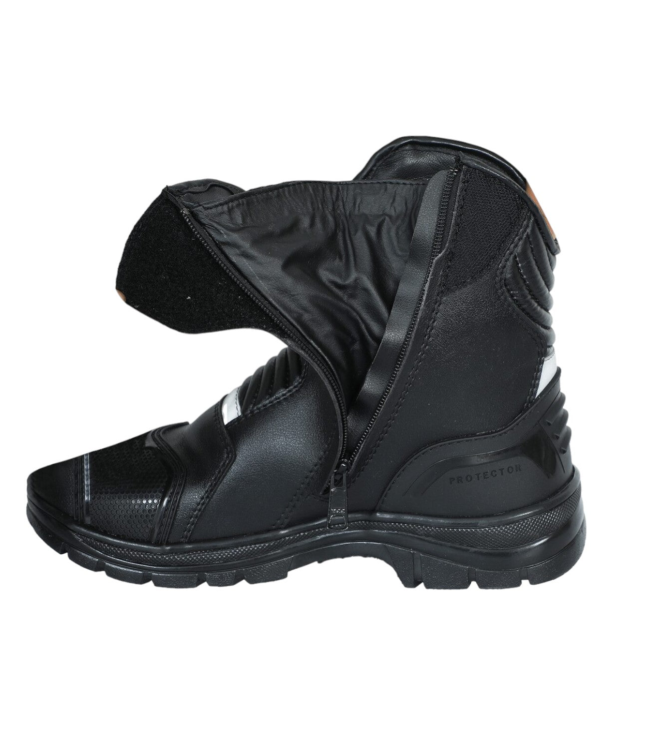 Solace Scout Motorcycle Boots - Black Grey